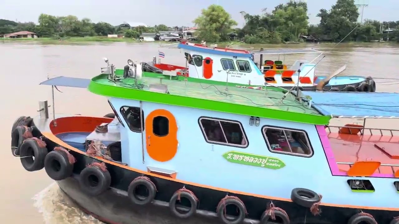 โตมากับเรือ_60 | สะพานปทุม1 แตะถึงแล้วนะ ยังดีที่ยังห่าง10.11.68 #หน้าน้ำปี2568 #ปทุมธานี 