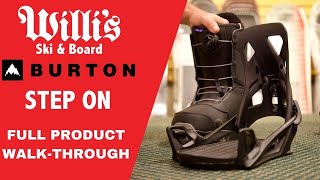 Burton Step-on Mens Snowboard Bindings - Willi's Snowboard Shop – Willi's  Ski Shop