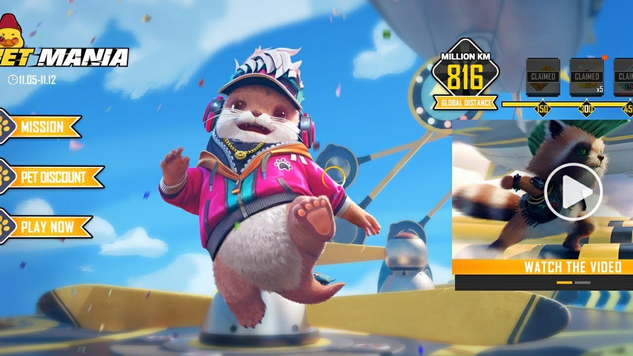 Pet Mania freefire Rewards | freefire pet mania custom | new mode pet mania