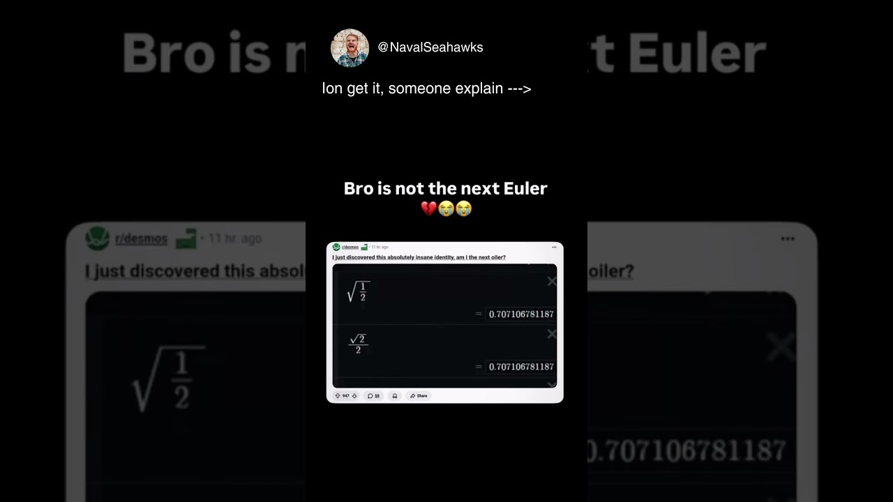 Funny Math Meme (i think)