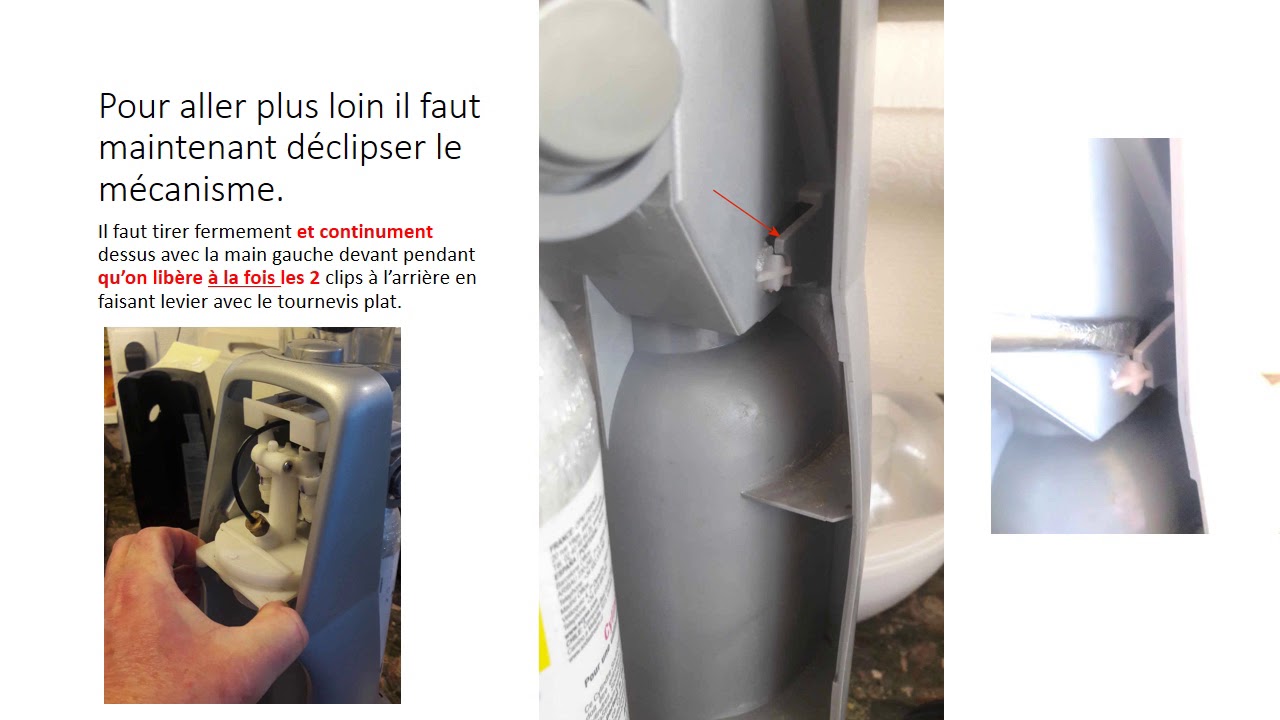 changer le joint qui fuit au niveau de la buse – SODASTREAM Machine à Soda  – Communauté SAV Darty 3805325