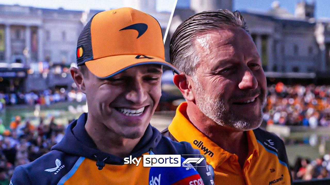 "I'd rather see Max in a Red Bull than a Mercedes" 👀 Lando Norris & Zak Brown preview British GP
