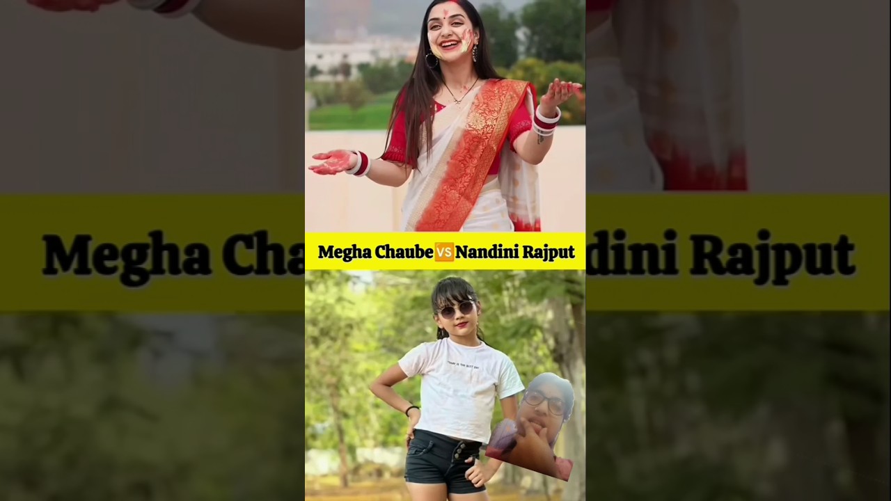 Megha Rajput megha vs nandini rajput 🥰🔥📈,l#viral#@iamnandinirajput#short#vlog#dancer ...