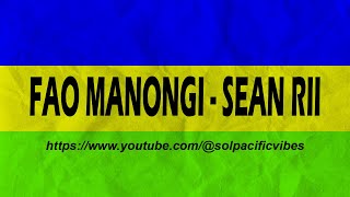 Fau Manongi | Solomon Islands Music | Sean Rii Ft. Jenieo