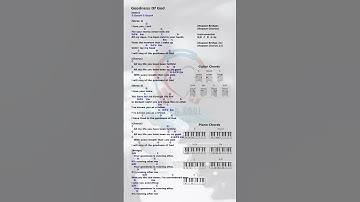Thumbnail of Lyrics and Chords of Goodness of God by Bethel Music and Jane