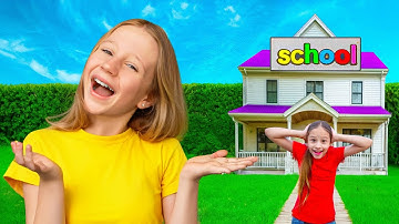 Nastya helps her friend adapt to a new school