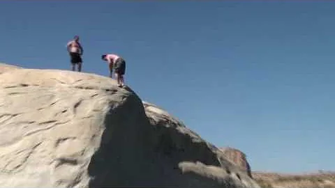 Jake Shoff and Alma Jeppson Back Flip Lake Powell ...