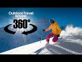 4K 360 VR | Utah Virtual Ski Trip