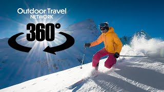 4K 360 VR | Utah Virtual Ski Trip