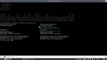 Tutorial comando diff en GNU/Linux