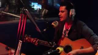 Gaurav at Top FM, Mauritius with RJ Ryan, June 15, 2014