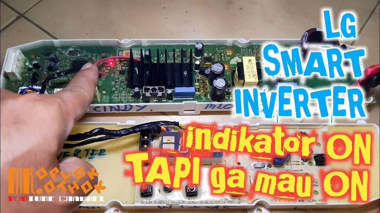 Стиральная машина LG SMART INVERTER, индикатор горит, но не включается @mroplok-othok2888