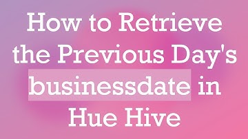 How to Retrieve the Previous Day