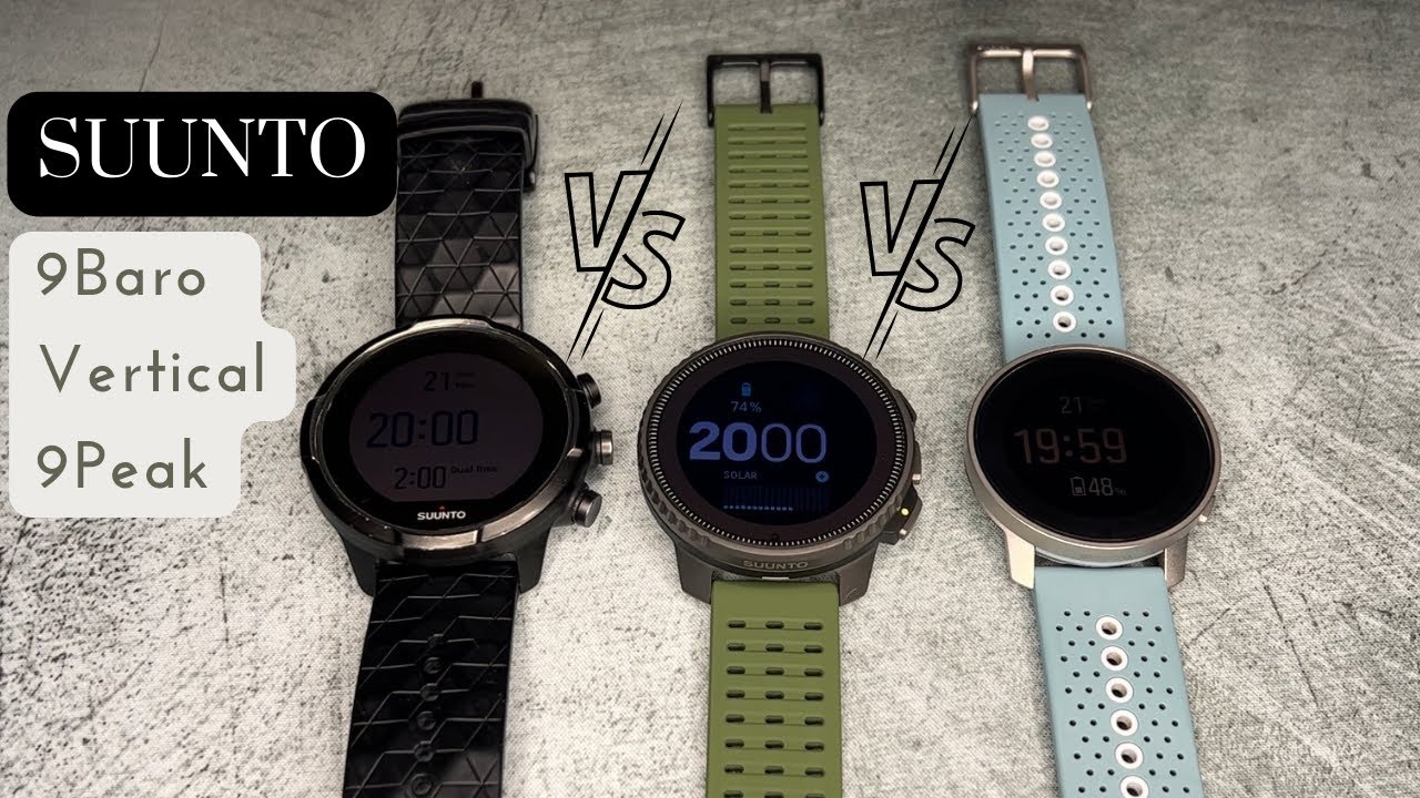 Suunto 9 Peak vs Suunto 9 Baro: which is the best Suunto watch?