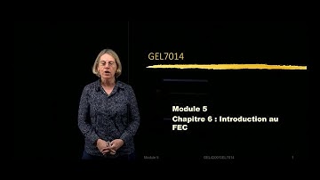 GEL-4200/7014 - Module 5.1 - FEC: introduction