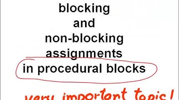 Front End VLSI 2015   Concept of Blocking and Non Blocking Classroom L7