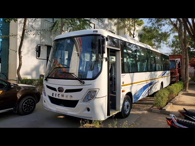 Eicher Skyline Pro 3010L AC 44 Seater 10.5M Bus BS6 2024 Model Detailed Review (Price, Features) class=