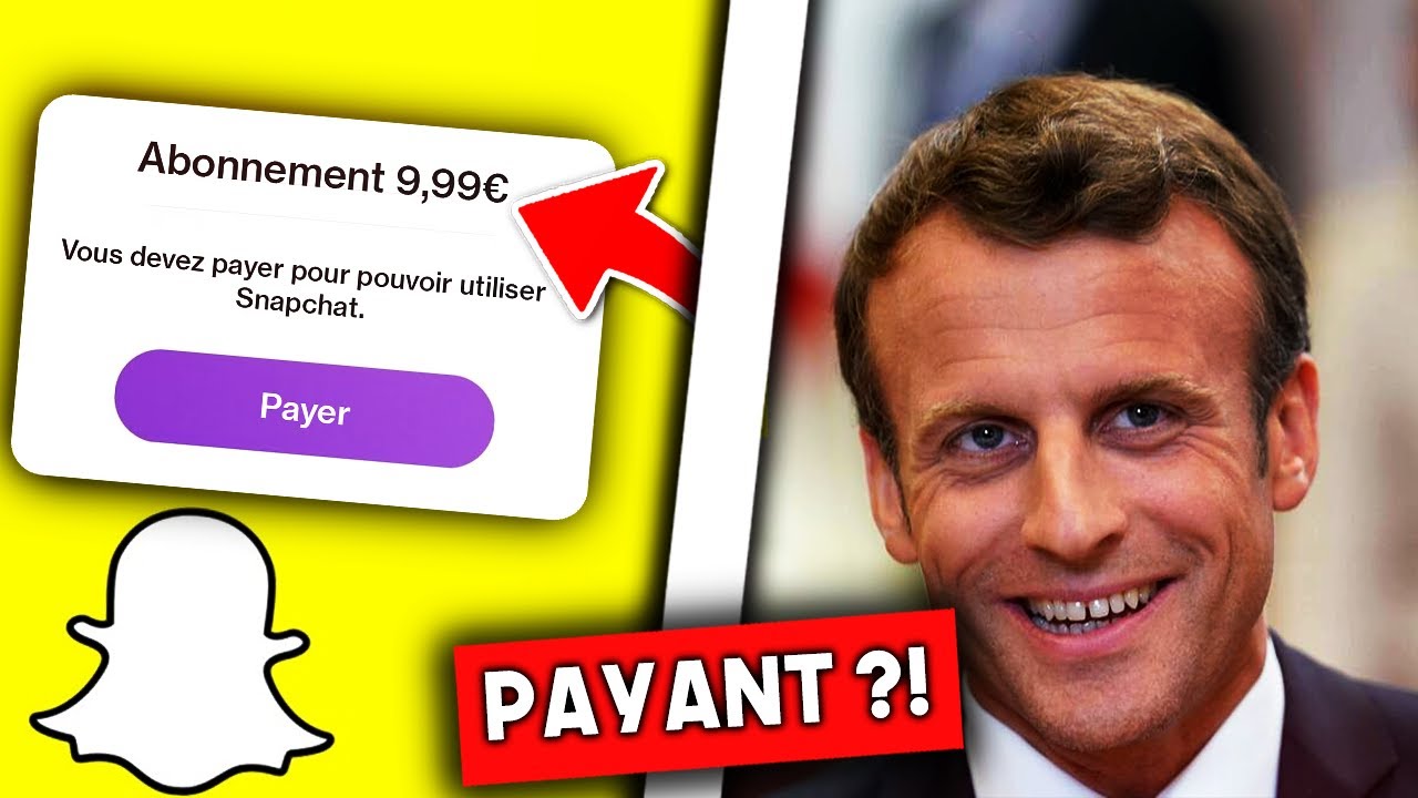 Macron Rend Snapchat Payant En 2020 What S Up Twitter 7 Youtube