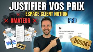 Comment justifier des tarifs Premium (Tuto Espace Client Notion)