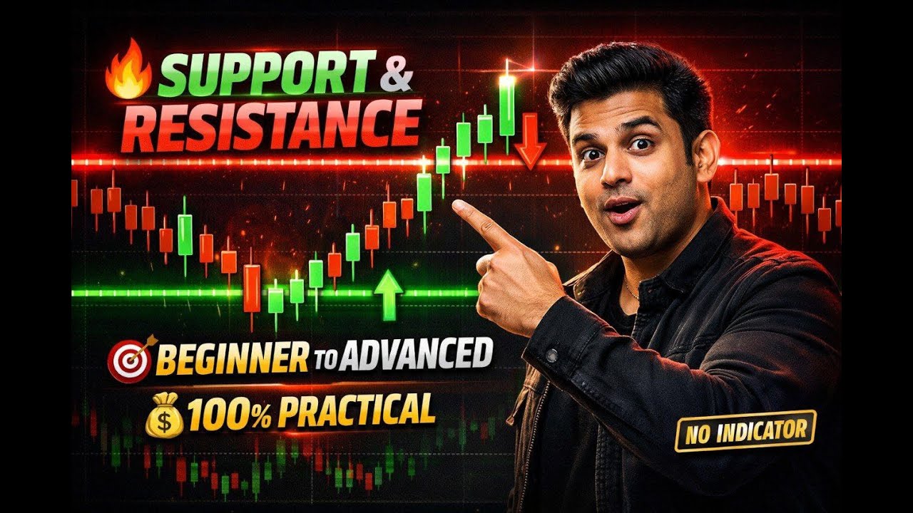 Support & Resistance Trading Strategy 🔥 | Beginner to Advanced | 100% Practical