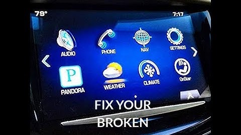 ***FIX AND RESET Cadillac Cue System***