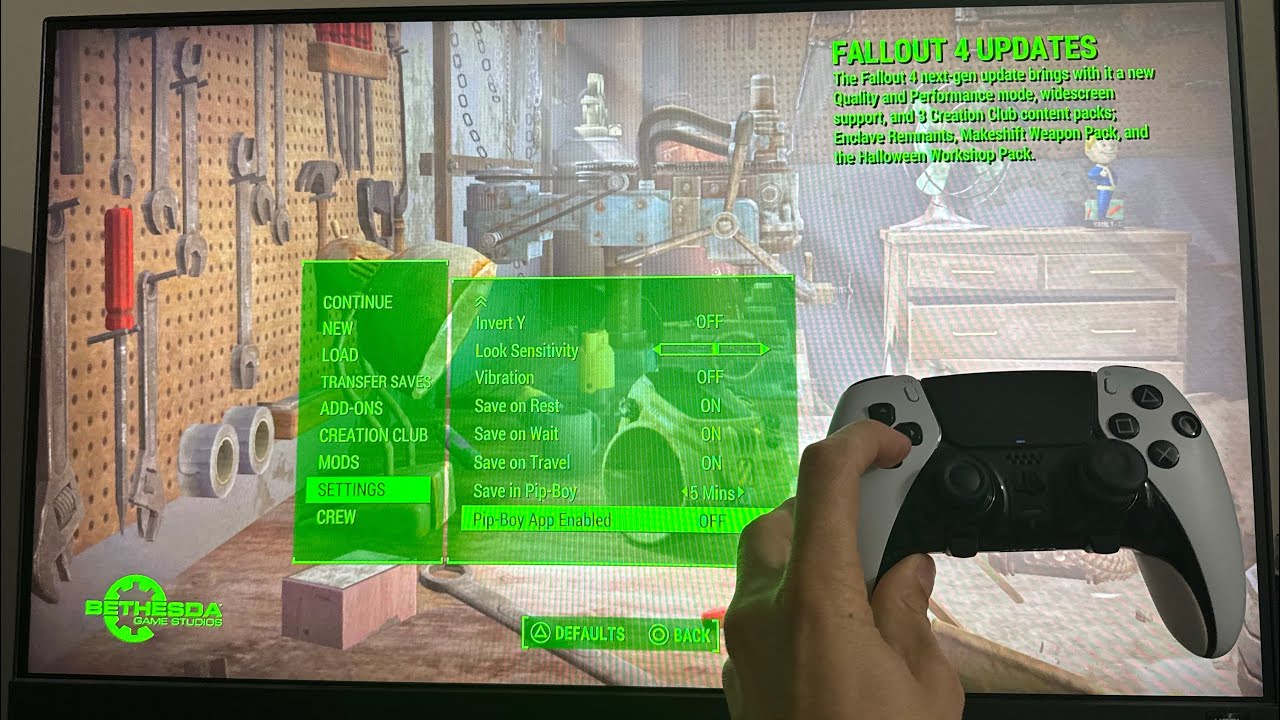 Fallout 4: How to Turn On/Off Pip-Boy App Enabled Tutorial! (For ...