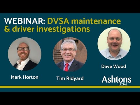 DVSA maintenance & driver investigations