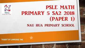 PSLE Math Exam Papers - Nanhua School SA2 Primary 5  Paper 1 (2018)