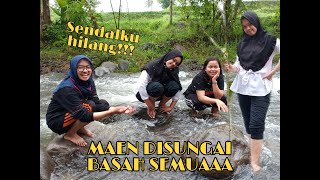 Kunjungan Ledokombo Part 2. Main Air Disungai Sampai Basah
