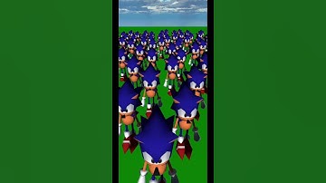 1 Million Game Objects in Unity 3D #sonic #gameobjects #gaming