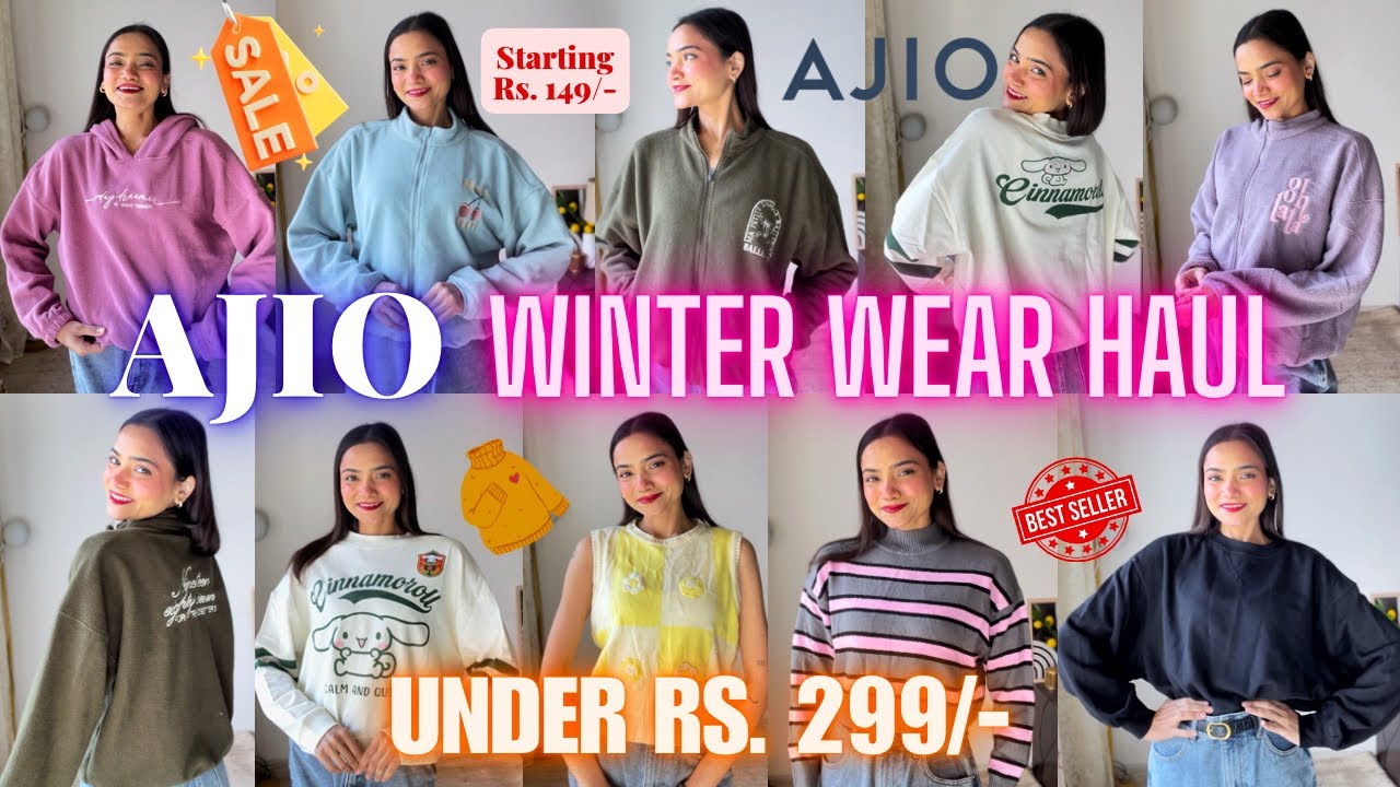 *Under Rs. 299/- * AJIO Winter Haul 