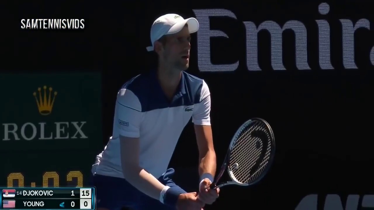 Novak Djokovic vs Donald Young Highlights HD Australian Open 2018 - YouTube