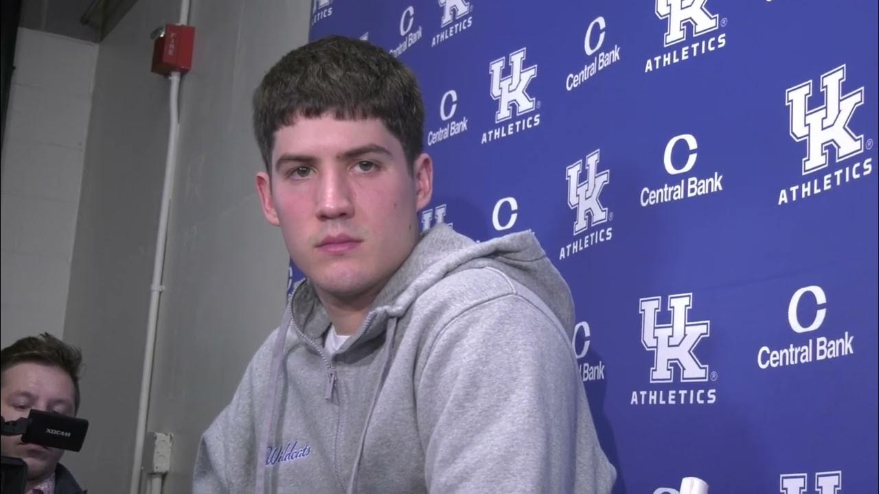 Kentucky Wildcats MBB Reed Sheppard on LOSS To Tennessee YouTube