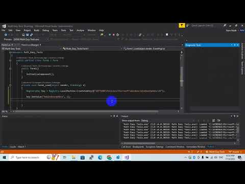 How to read and write Windows Registry Value using C#