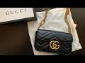 Gucci GG Marmont matelasse leather super mini bag