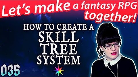 HOW to Create a SKILL TREE System✴️ - Battle Mechanics❤️ - Game Dev Stream 35