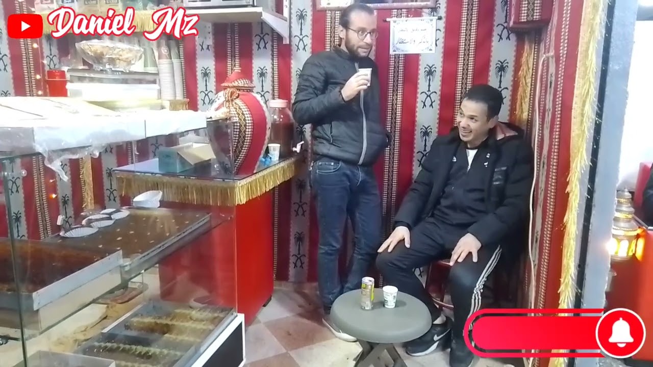 الشاي و المكسرات بديكور صحراوي رائع