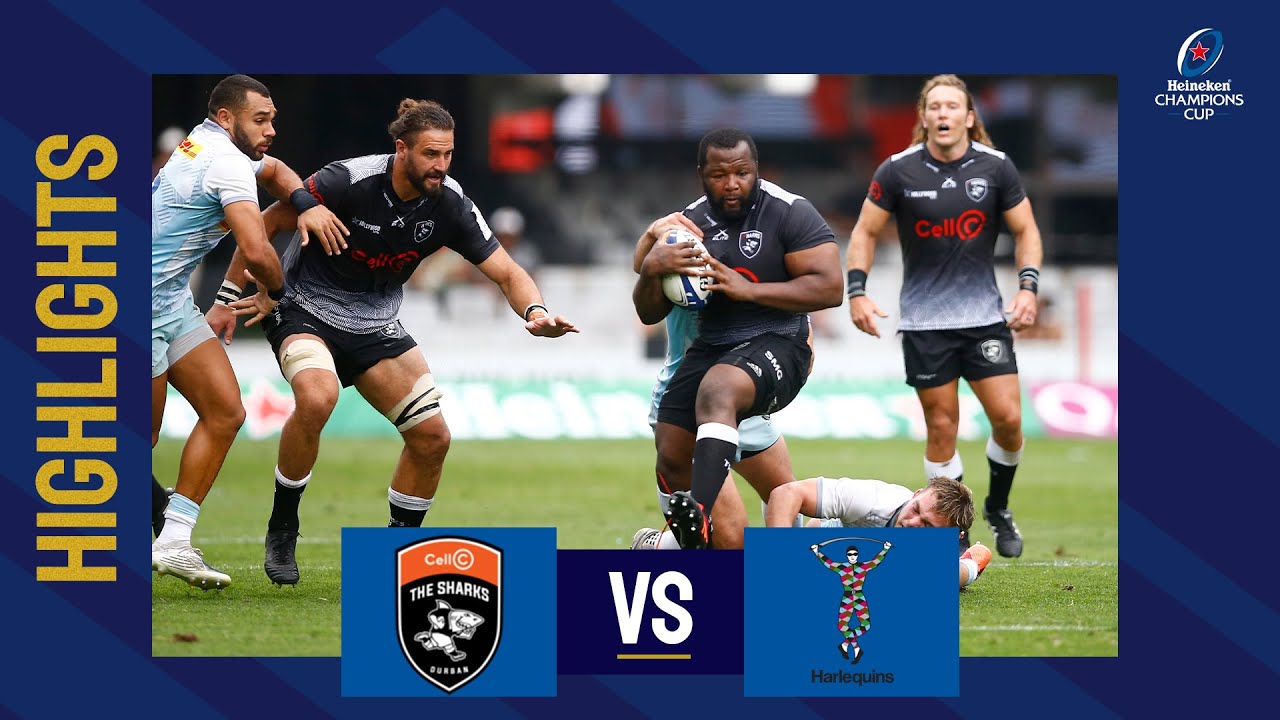 Highlights - Cell C Sharks v Harlequins Round 1│Heineken Champions Cup 2022/23