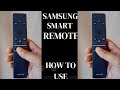 Samsung smart tv remote how to use