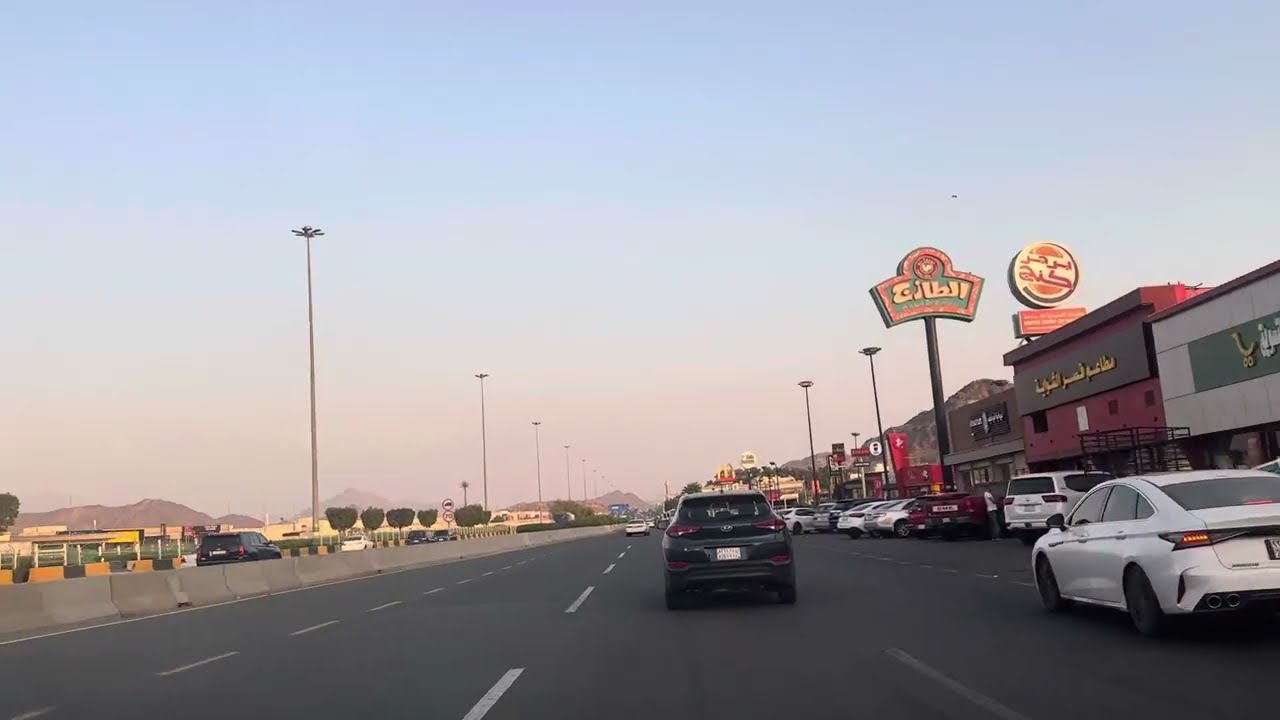 Driving Batha Qurais to Al Awali Makkah Saudi Arabia 