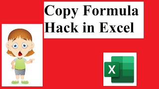 Excel Hack: Copy Formula Without Changing Cell References (or Without File References) Net Worth
