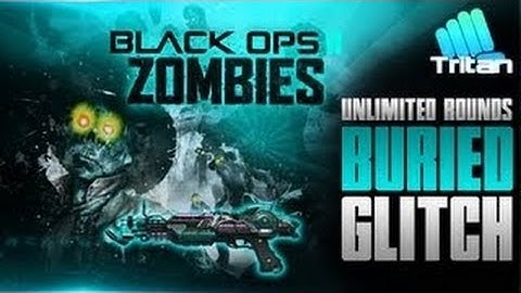 Black Ops 2 Zombies "Buried" - INVINCIBLE BARRIER GLITCH / GOD MODE - UNLIMITED ROUNDS + MAX RANK