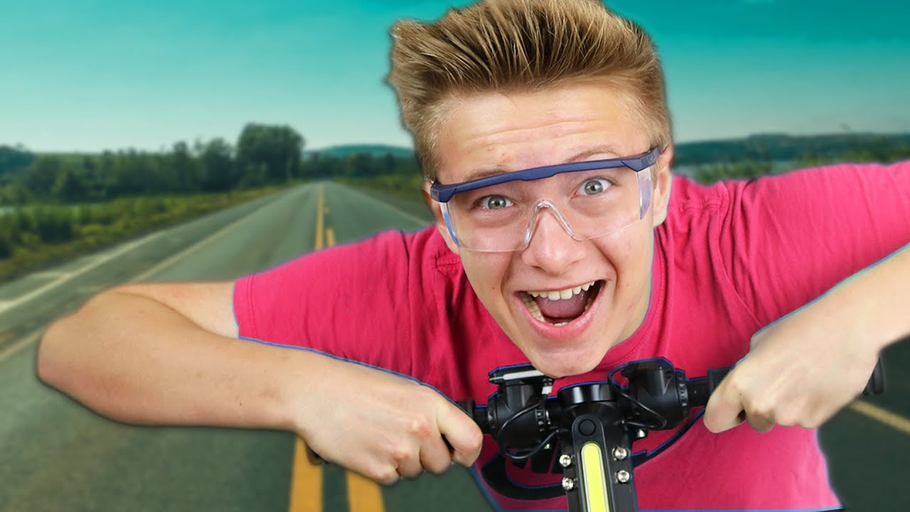 Wenn man damit Gas gibt ... E-Scooter S8 von Megawheels