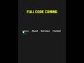 Navbar with Animation #htmlcss #uidesignlearning #codewithsalah