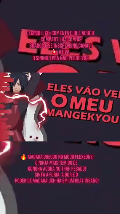 Madara Uchiha Trap π©Έ | Flexzone Lyric | MHRAP#madara #flexzone #trap #nerd #(lyric #flexible #rap #