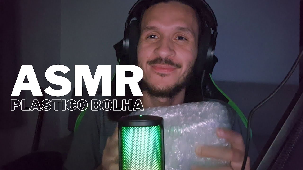 ASMR | DURMA com sons de PLASTICO BOLHA e CHUVA (No talking)