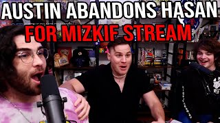 Austinshow abandones Hasanabi (and friends) to go on stream with Mizkif