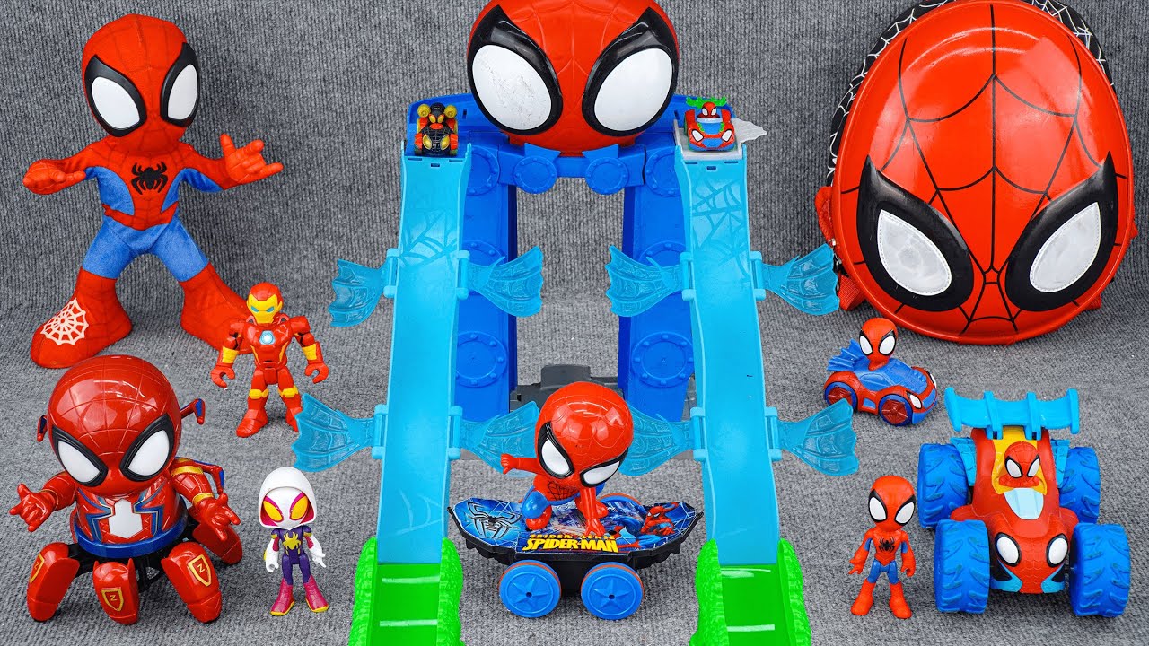 Marvel Spiderman Collection Unboxing Review|LEGO Marvel Fast and Friendly Garage|Dual Race Mega Jump
