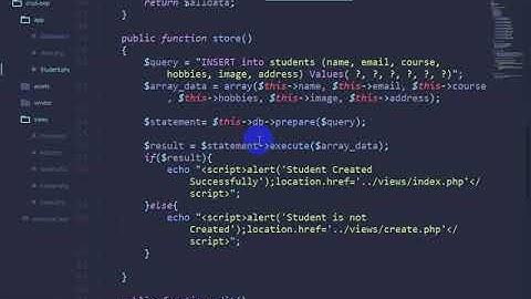 CRUD with oop PHP 04 update delete
