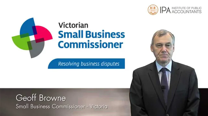 Victorian Small Business Commissioner - Geoff Browne